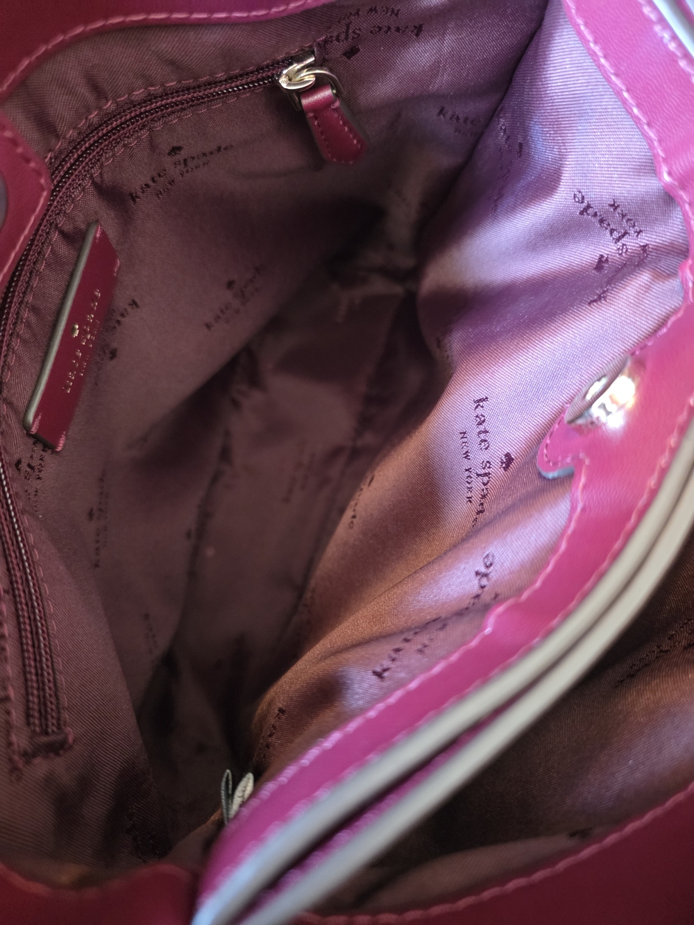 Kate Spade Lena Suede Colorblock Bucket Bag - Picture 8 of 10